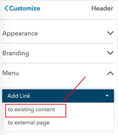 Image showing the process of adding link to hub site Image showing the process of adding link to hub site