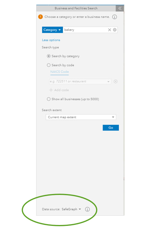 Business and Facilities Search with SafeGraph