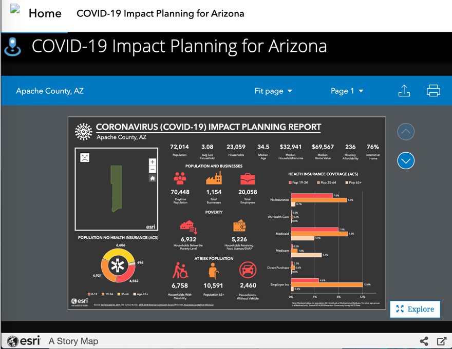 Image of a story containing an infographic