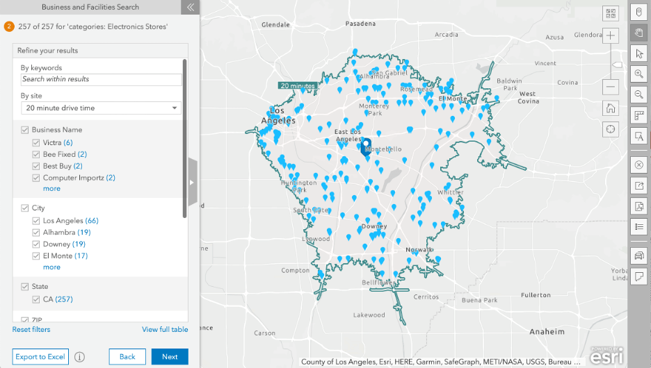 safegraph business map