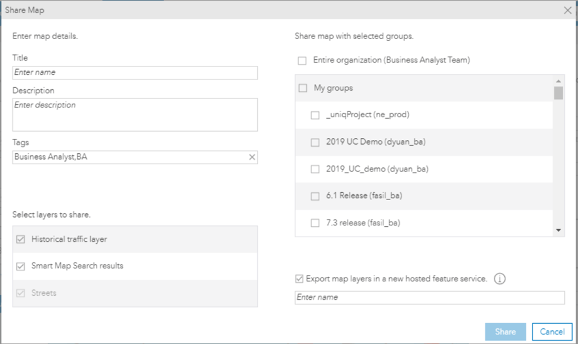 share as feature service share as feature service