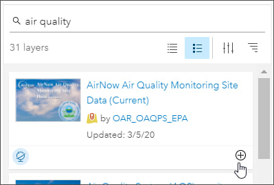 AirNow Air Quality Monitoring Sites