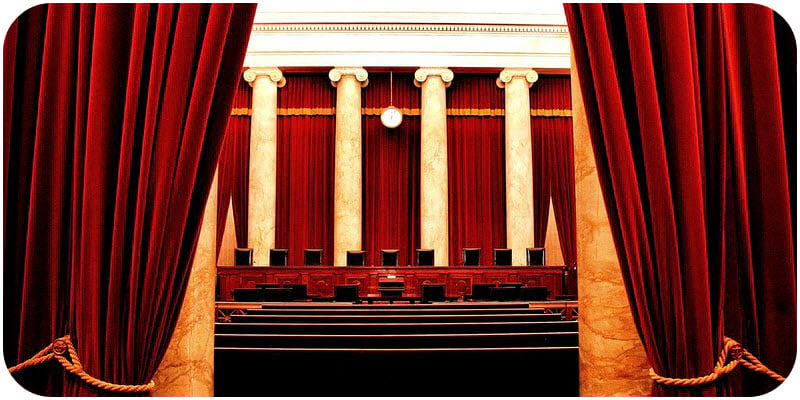 Interior of the U.S. Supreme Court, Washington, D.C.; image courtesy of Phil Roeder