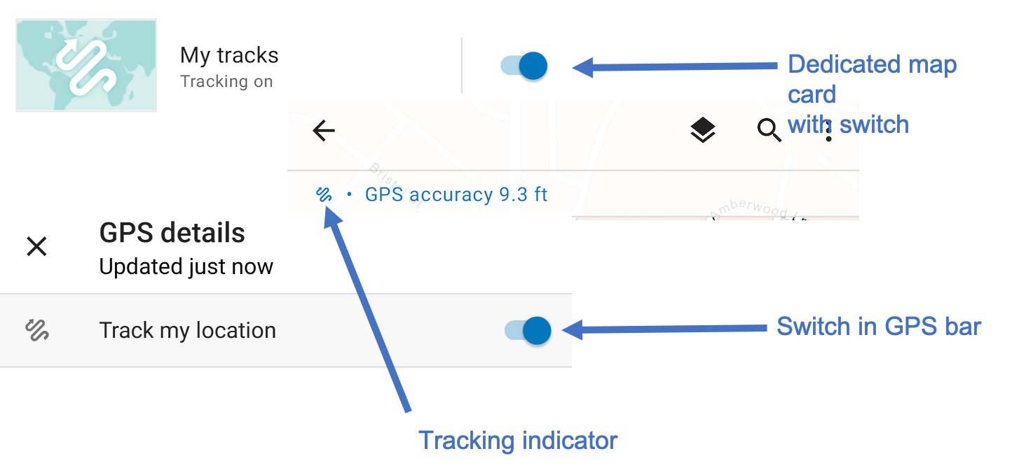 Location tracking is included in ArcGIS Field Maps