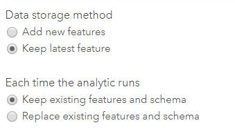 ArcGIS Velocity feature layer data storage