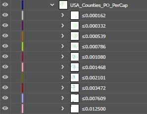 Each data category as an individual sublayer for easy selection in Adobe Illustrator