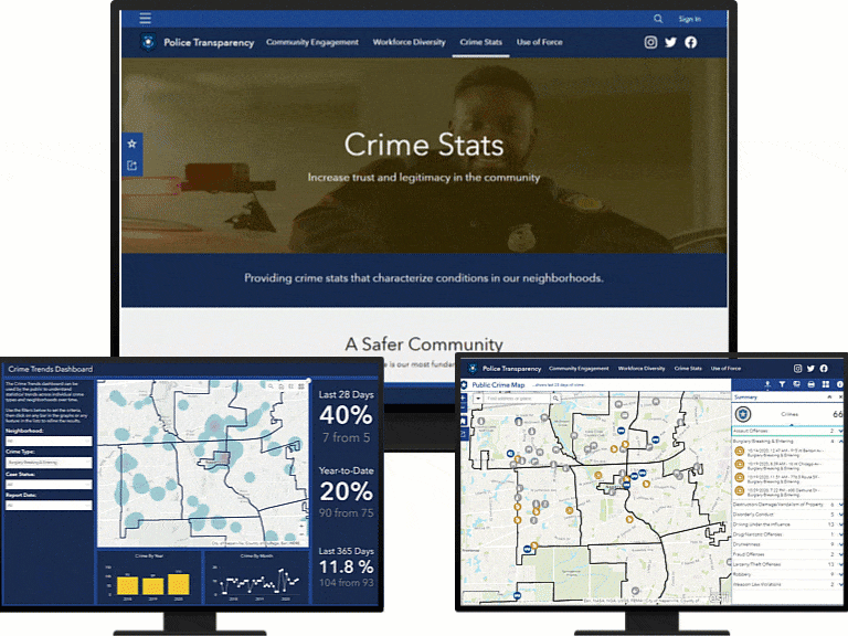 apps on the Crime Stats page.