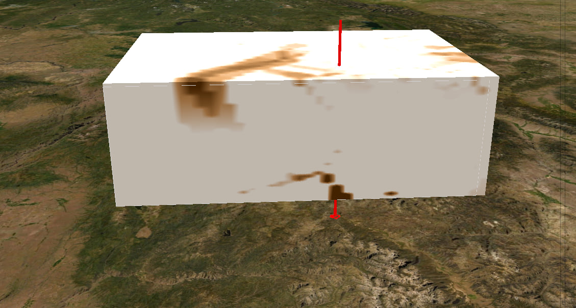 Figure 6 – Full voxel of PM 2.5 values.