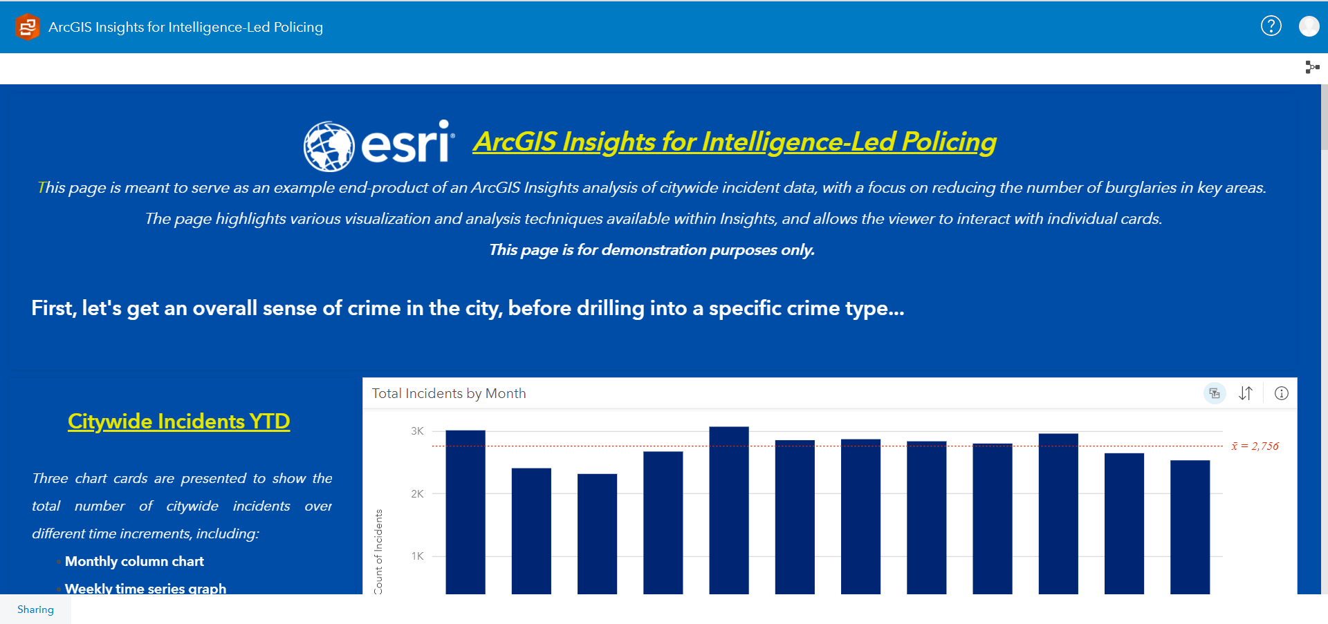 Shared page example Shared page example
