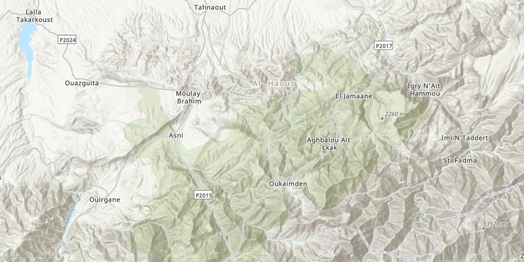 Esri Basemaps: Topographic