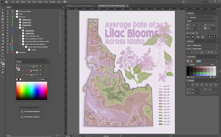 ArcGIS Maps for Adobe Creative Cloud