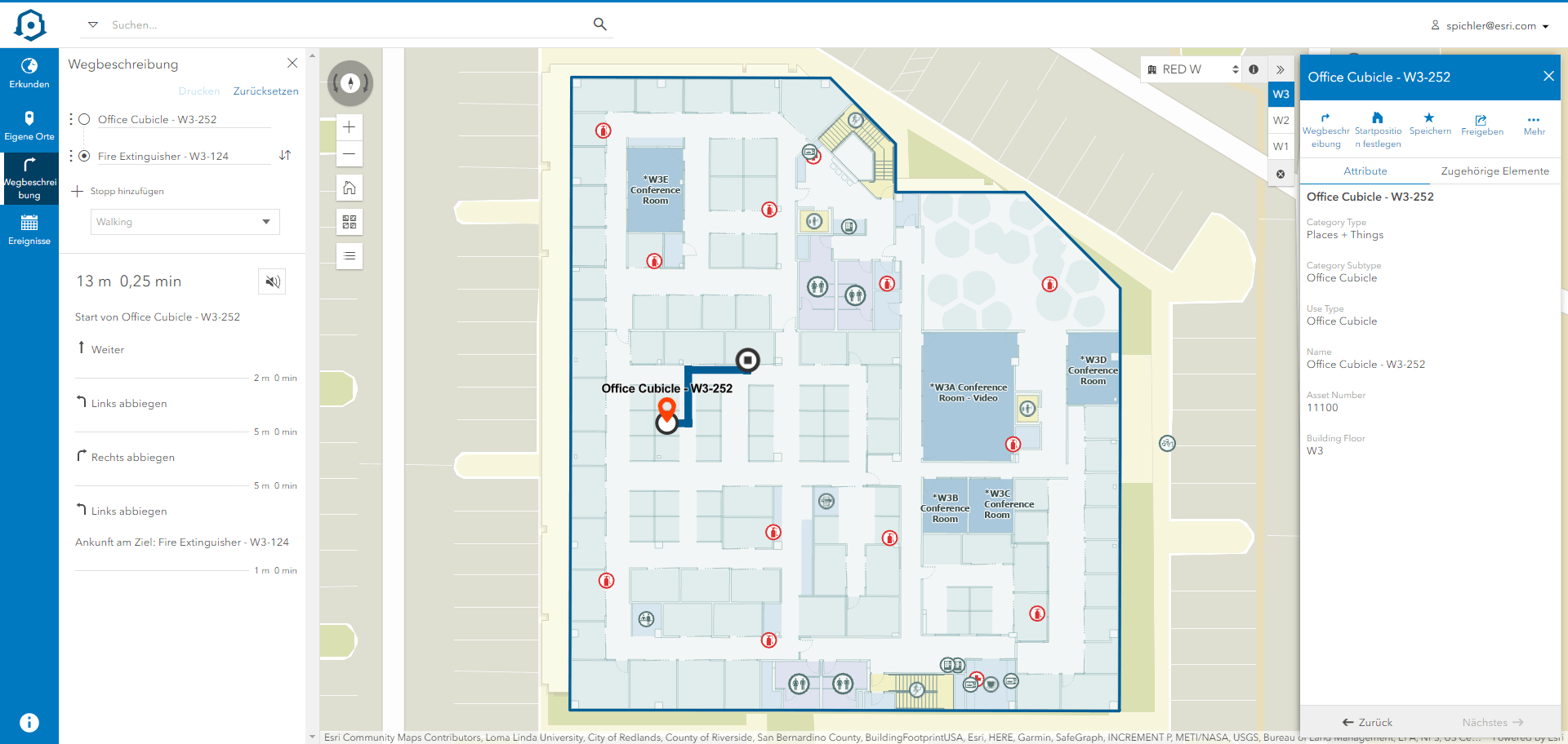 ArcGIS Indoors situational awareness