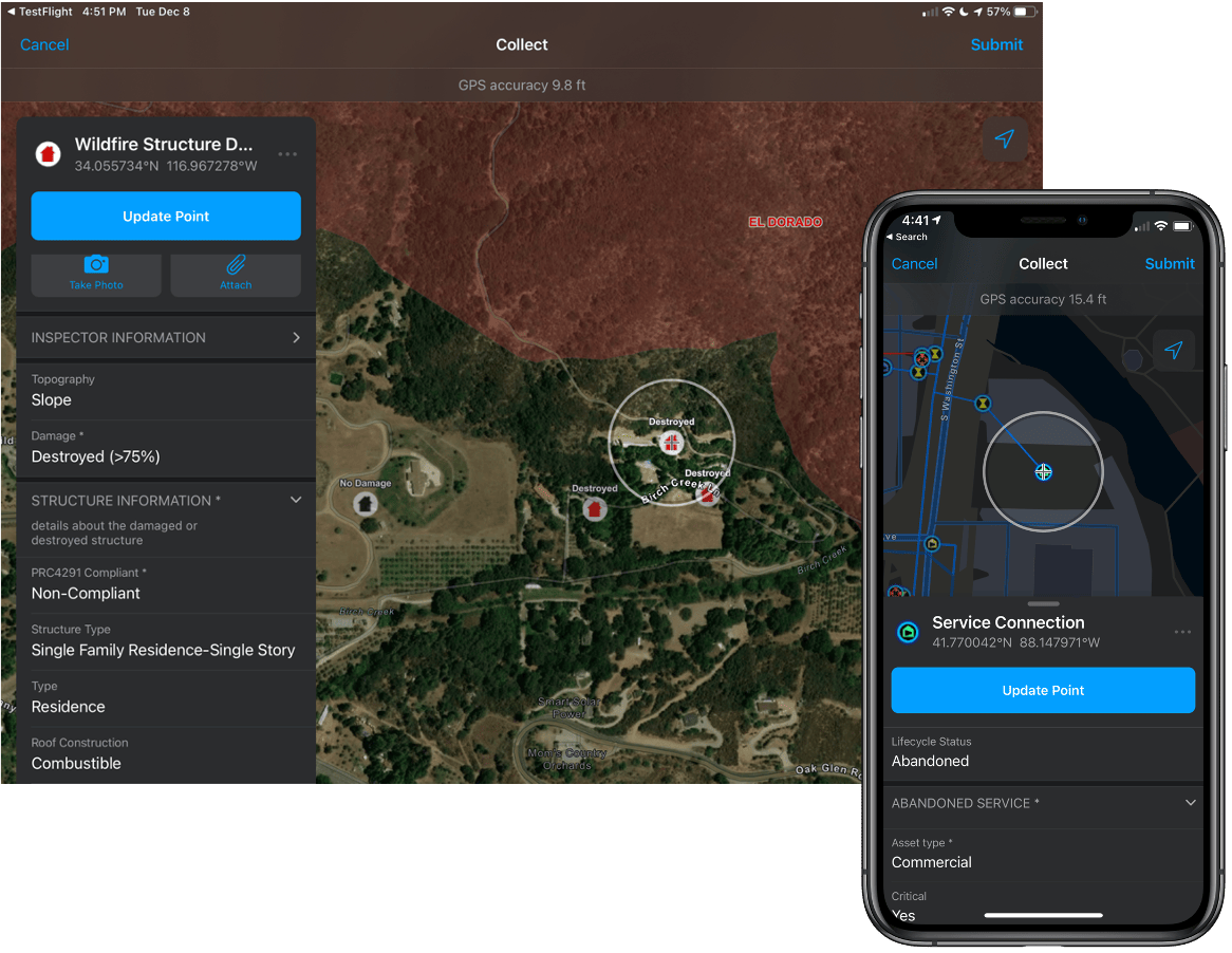 ArcGIS Field Maps support Dark Mode on iOS