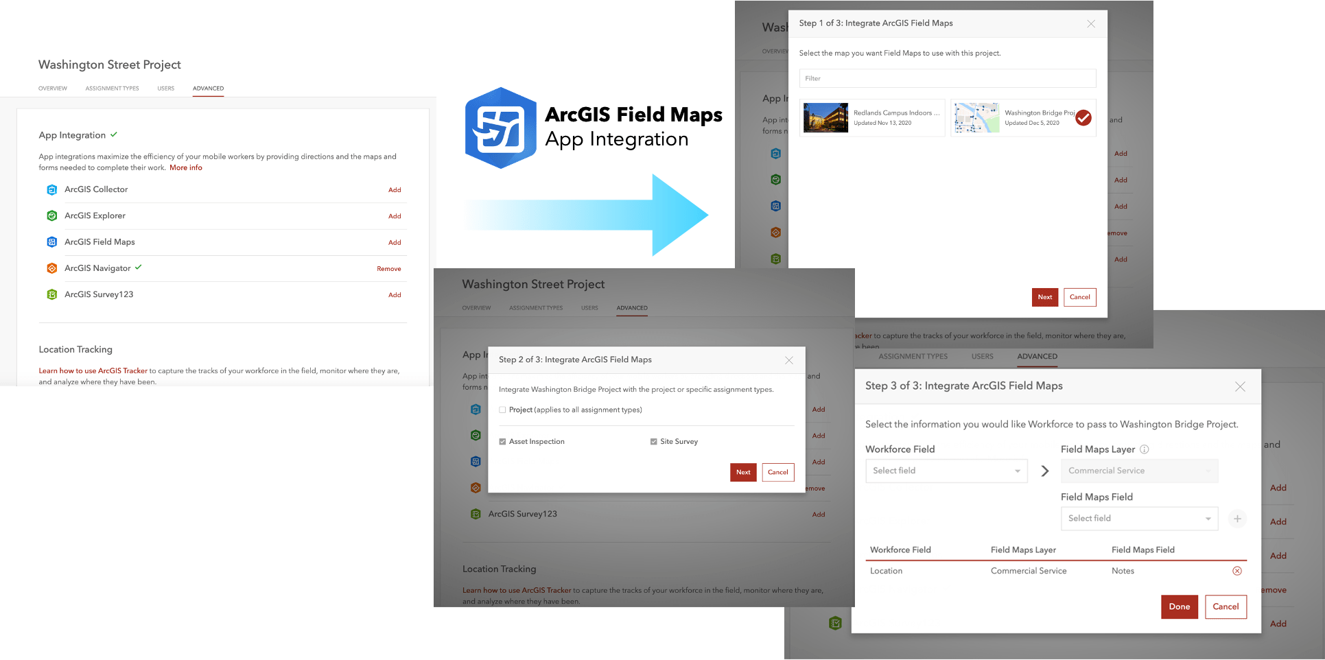 Adding ArcGIS Field Maps integration