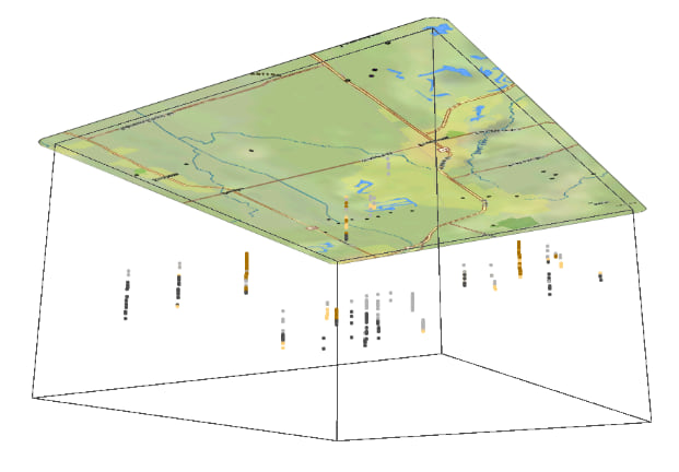 subsurface samples of soil type