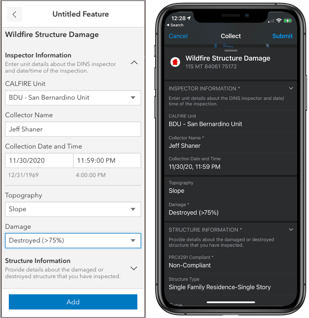 Smart forms are available on both web and mobile.