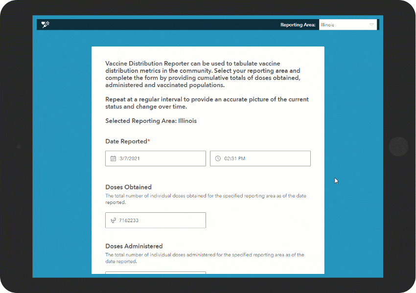Vaccine Distribution Reporter