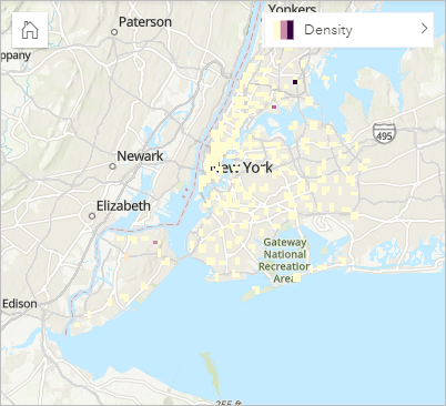 The density ratio map