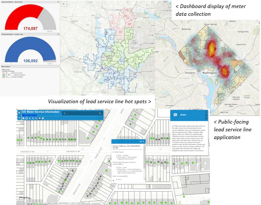 Examples of Lead Service Line management with ArcGIS