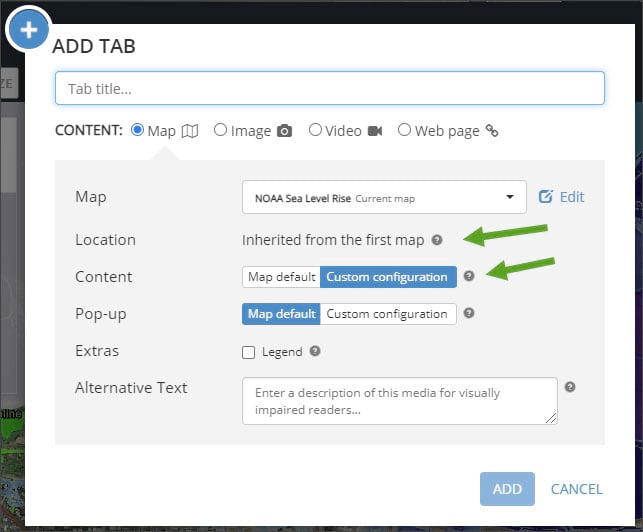 Story Map Series builder