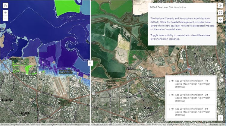 Media Map swipe