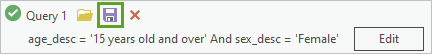 Save button next to Definition Query on Layer Properties Save button next to Definition Query on Layer Properties