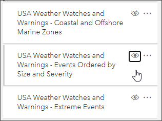 Toggle layer visibility