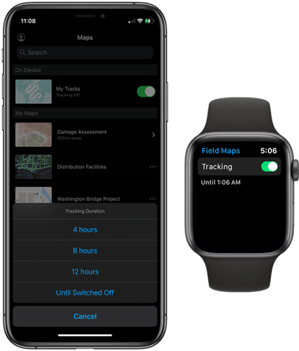 Start tracking on a mobile device or Apple Watch Start tracking on a mobile device or Apple Watch
