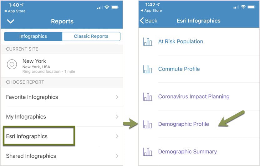 Choosing an infographic template Choosing an infographic template
