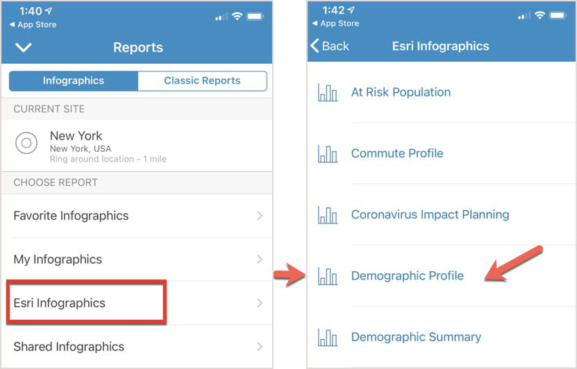 Choosing an infographic template