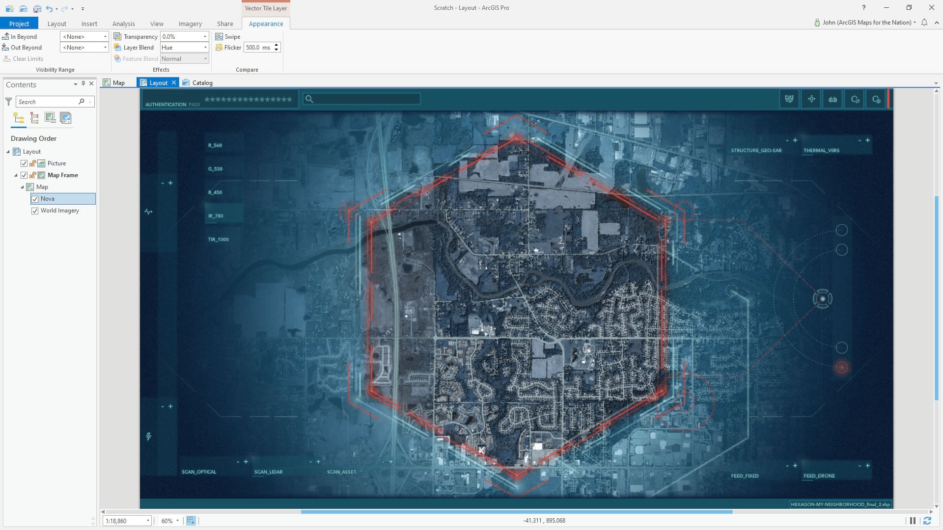 Blend image basemap with Nova basemap. Blend image basemap with Nova basemap.