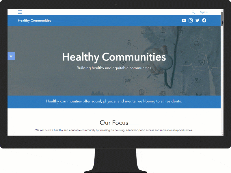 Healthy Communities Hub