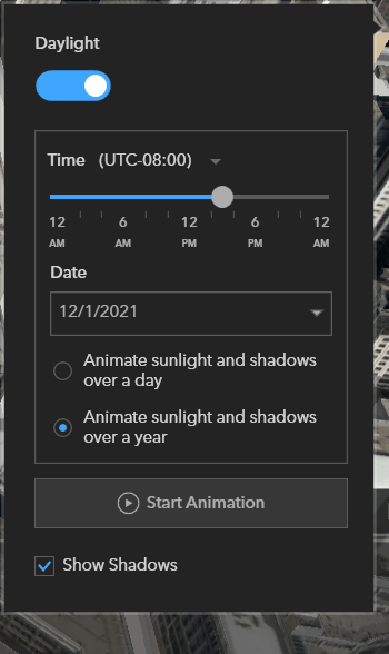 ArcGIS Earth - Enabling Daylight