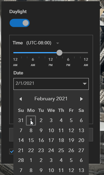 ArcGIS Earth - enabling Daylight feature