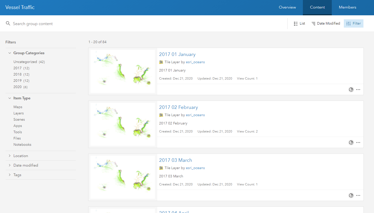 Download data directly via an ArcGIS Online group. Download data directly via an ArcGIS Online group.