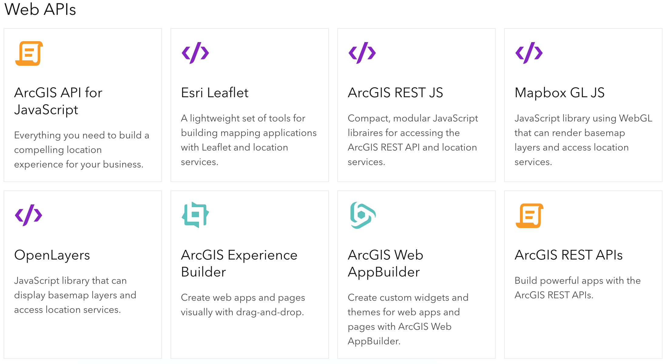 Choose your API