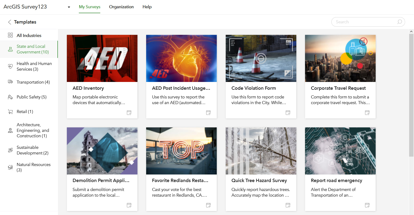 Survey123 What's New March 2021. Web designer includes a gallery of templates Survey123 What's New March 2021. Web designer includes a gallery of templates