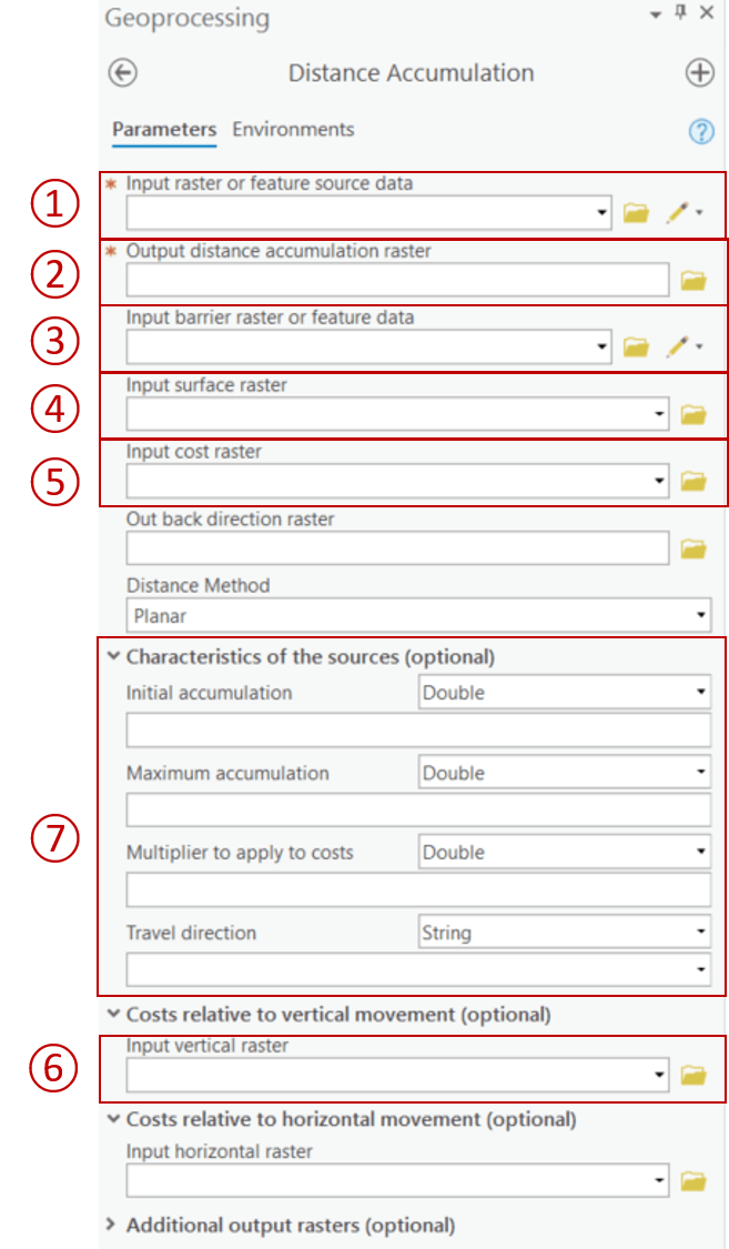 Distance accumulation tool Distance accumulation tool