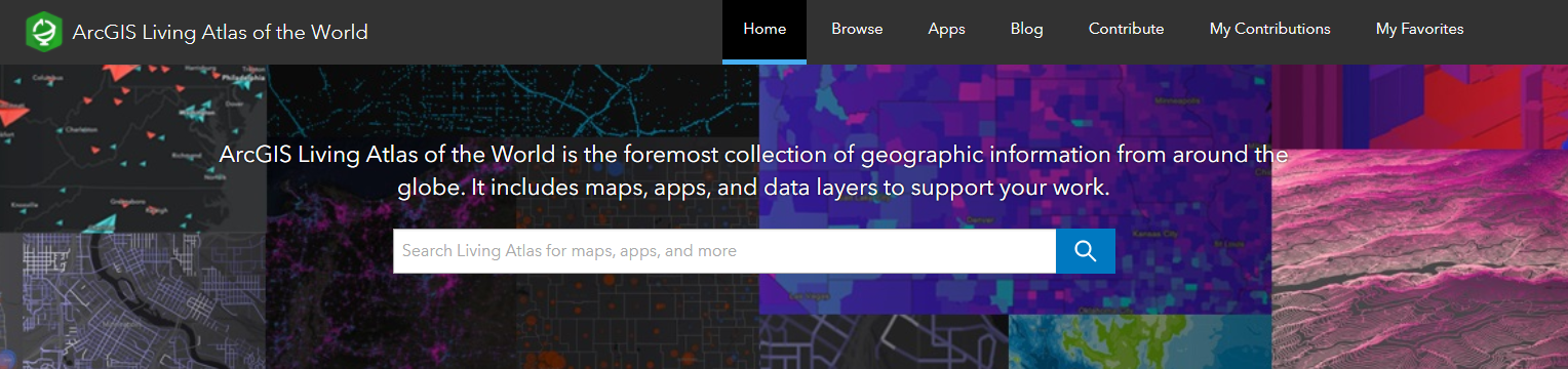 The ArcGIS Living Atlas of the World