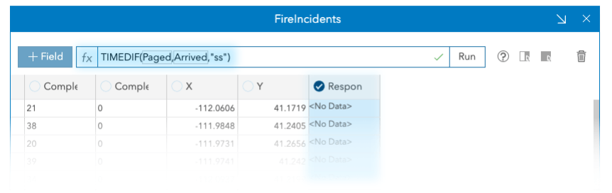 Calculating field in ArcGIS Insights data table. Calculating field in ArcGIS Insights data table.