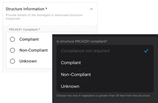 Radio button input types