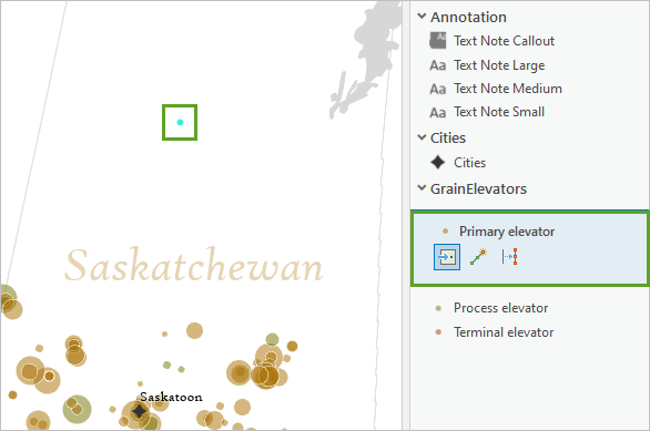 New primary elevator feature on map New primary elevator feature on map