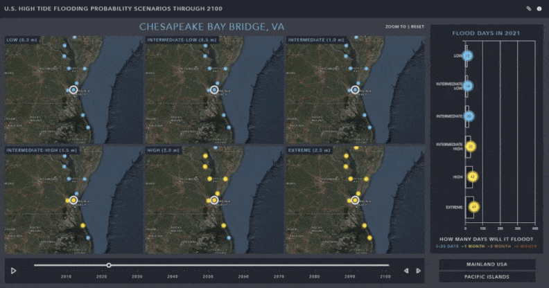 Flooding Scenarios for Chesapeake Bay