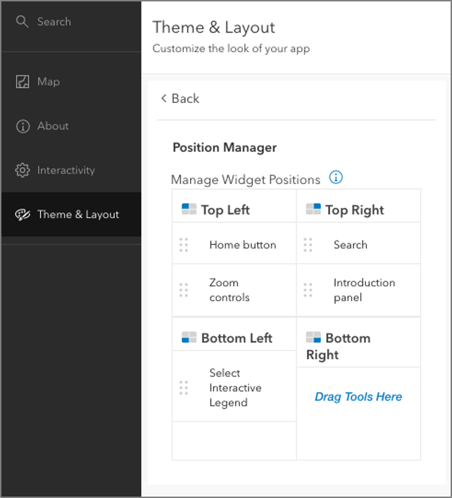 Image of Position Manager options available in Full Setup
