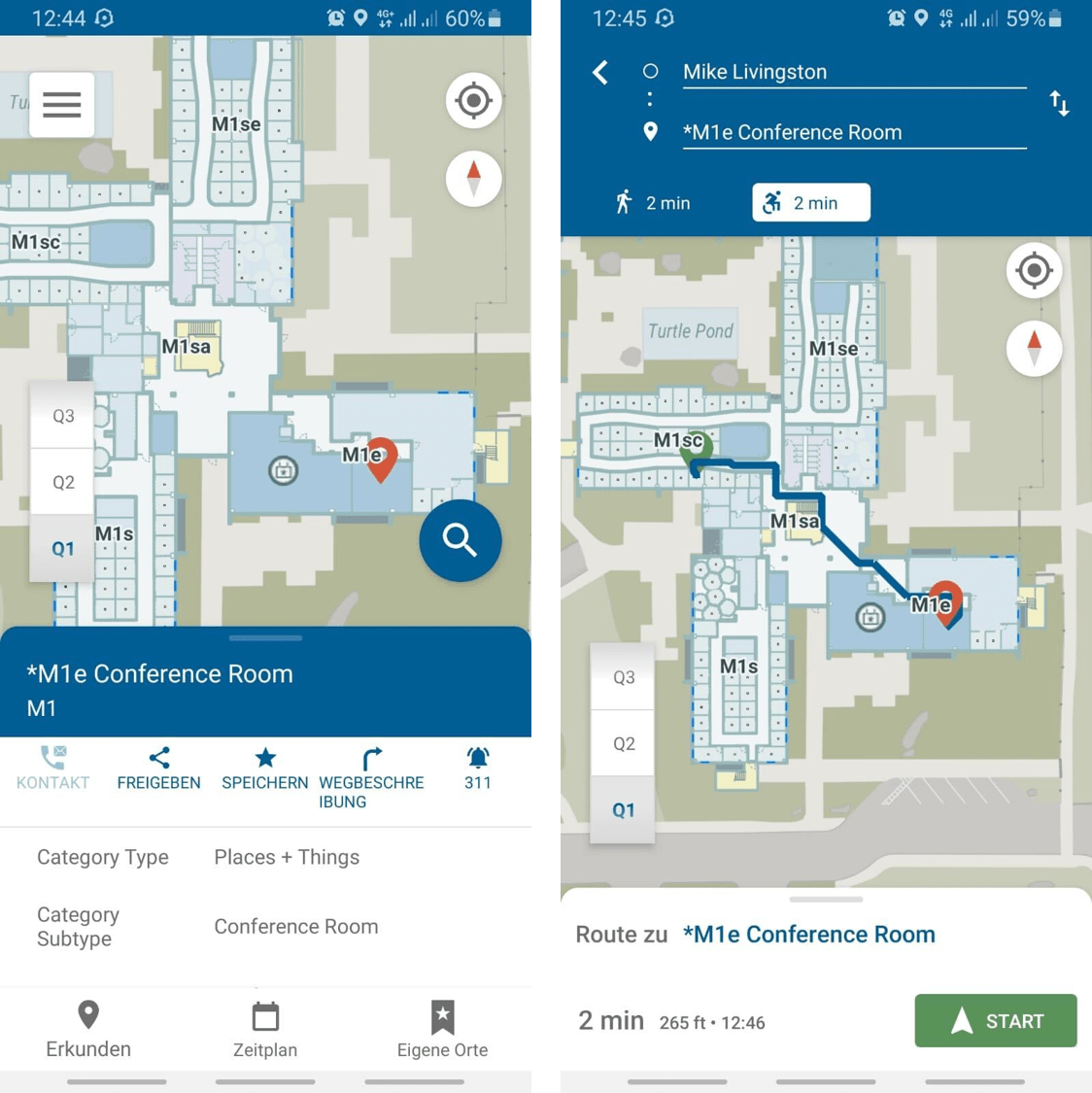 ArcGIS Indoors routing on corporate campus