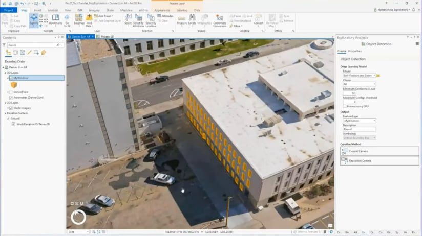 Interactive Object Detection in ArcGIS Pro