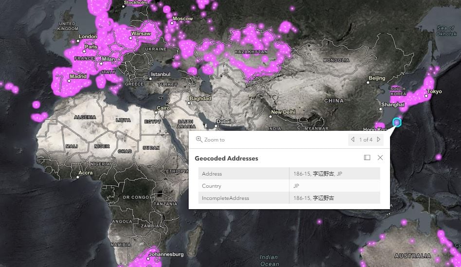 Determining the country of an incomplete address using TextClassifier