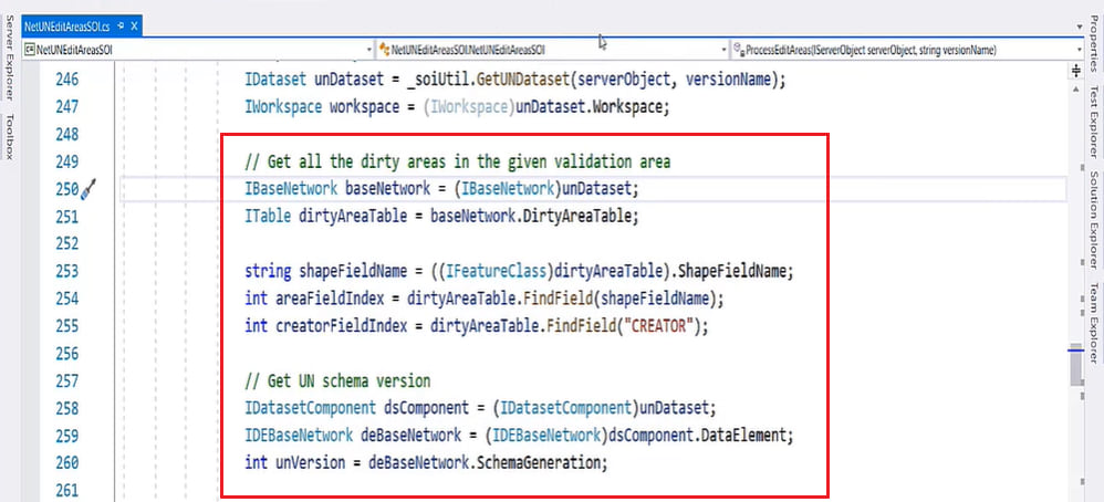 Two Utility Network API interfaces that powered the demo SOI are shown.