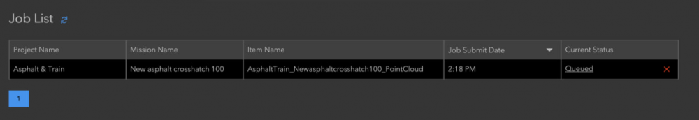 View the status of the publishing job View the status of the publishing job