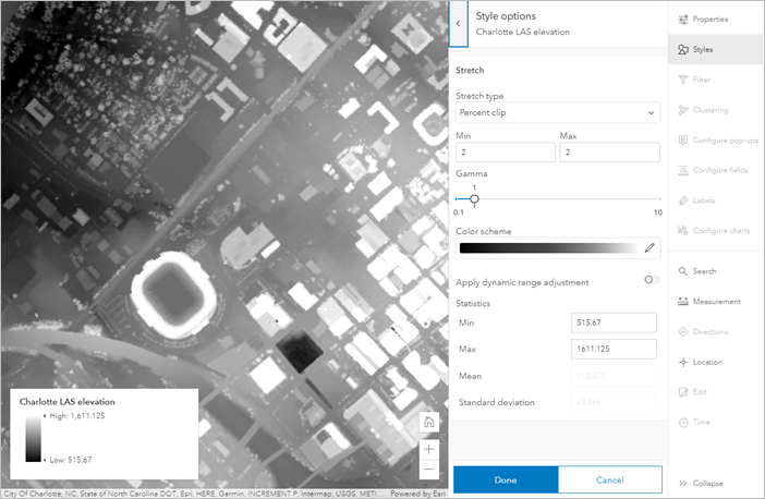 Stretch imagery style in the new Map Viewer Stretch imagery style in the new Map Viewer